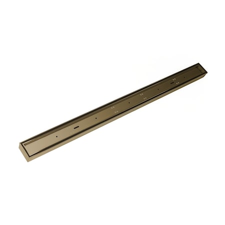 Infinity Drain 40" FX Series Complete Kit with Tile Insert Frame in Satin Bronze FXTIF_6540_SB
